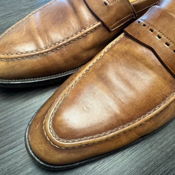 Santoni Penny Loafter - Light Brown Tan - Men\'s Size 8D (Medium) main image 14